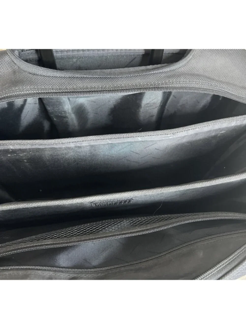 Samsonite Rolling Laptop Bag Black Nylon & Leather